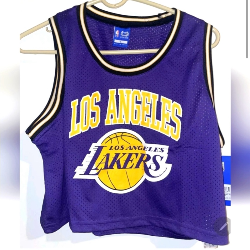 NBA Lakers cropped Jersey